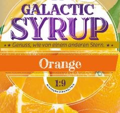 Galactic Syrup Orange mit Tagatose-Galactose Sirup