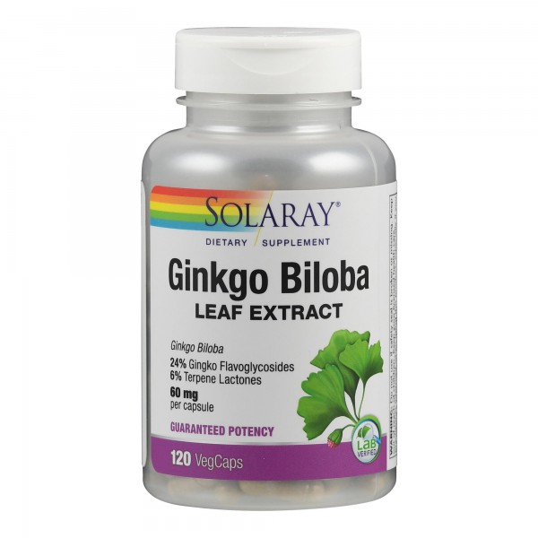 Ginkgo Biloba - Ginkgo-Extrakt 60 mg mit 24 % Ginkgo Flavonoiden