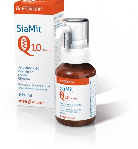 SiaMit Q10-Komb fluessig 20 ml mit Ubiquinon und Vitamin B3