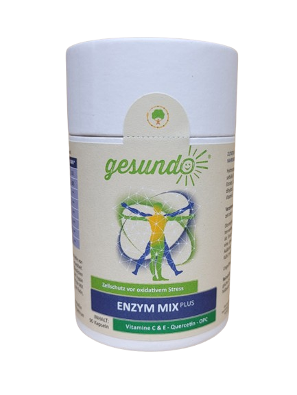 gesundo Enzym Mix PLUS Vitamine C & E - Quercetin - OPC