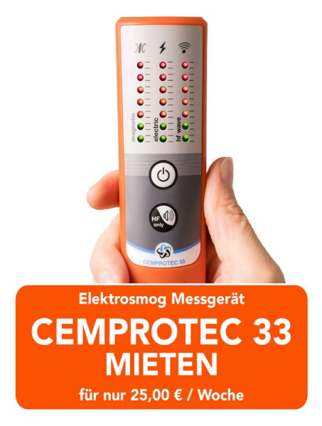 Elektrosmog Messgerät CEMPROTEC 33 zur Miete