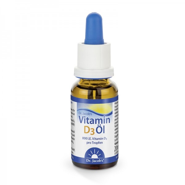 Vitamin D3 Öl in Tropfenform