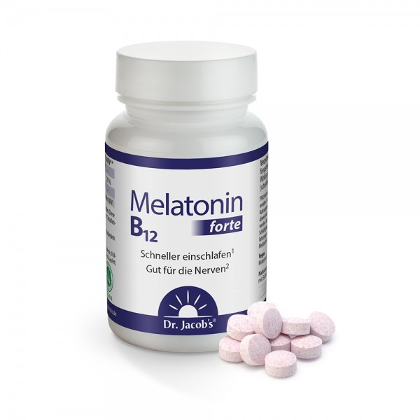 Melatonin B12 forte Tabletten von Dr. Jacobs