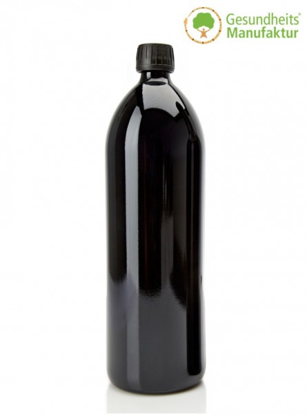 Violett-Glas - MIRON-Glas - Wasserflasche 1000 ml