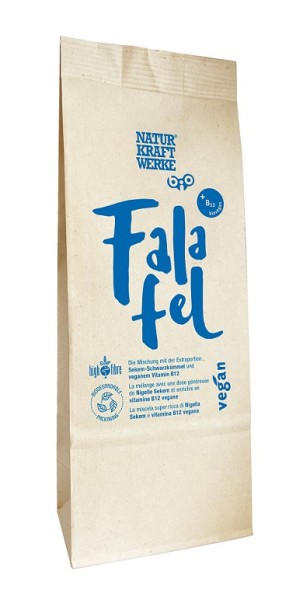 Bio Falafel Fertig-Mix mit veganem B12 und SEKEM-Schwarzkümmel