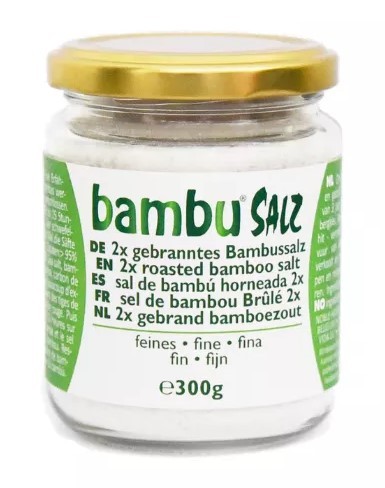 Bambussalz - 2x gebrannt- 0,3 kg feinkristallin - BambuMeersalz