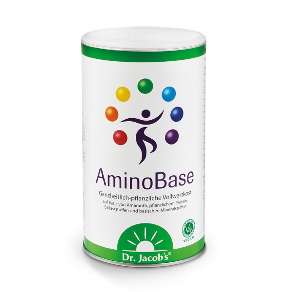 AminoBase mit pflanzlichen Proteinen, Ballaststoffen und basischen Mineralstoffen