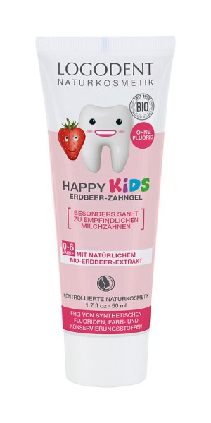 Kinder-Zahngel Logodent, ohne Fluor mit natürlichem Wirkstoffkomplexen