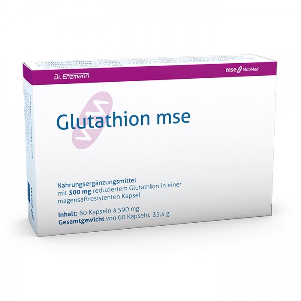 Reduziertes Glutathion MSE 300 mg mit magensaftresistenten Überzug