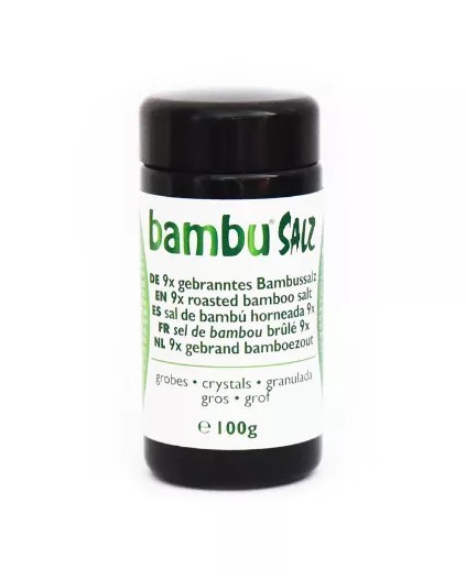 Bambussalz - 9 x gebrannt - 100 g BambuMeersalz grob