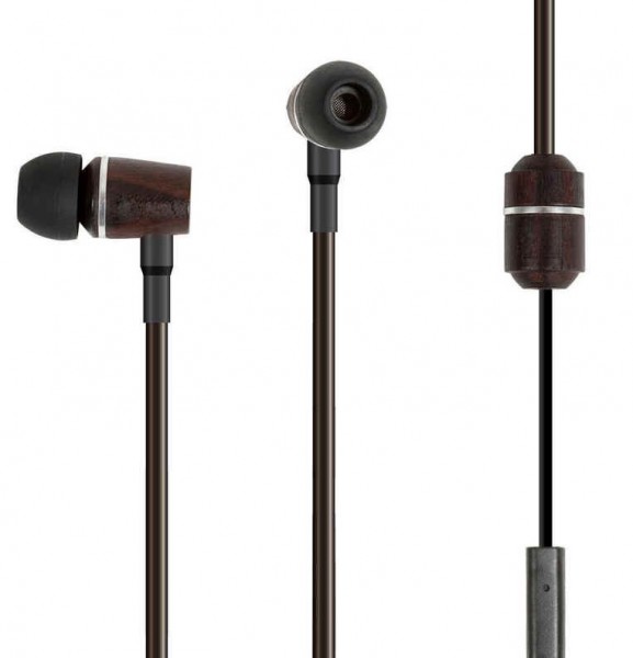 elektrosmog-reduzierendes Headset - AIRCOM A6 Holz stereo