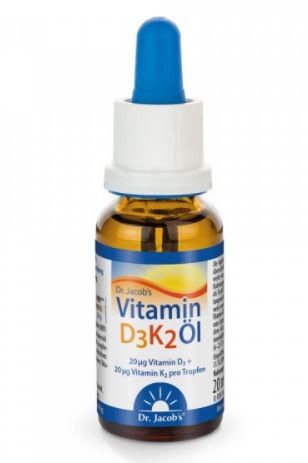 Vitamin D3K2 Öl von Dr. Jacobs